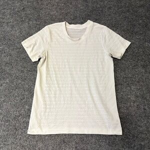 Lululemon Shirt Womens Size 4 Gray Swiftly Tech Mesh Short Sleeve Athletic Top